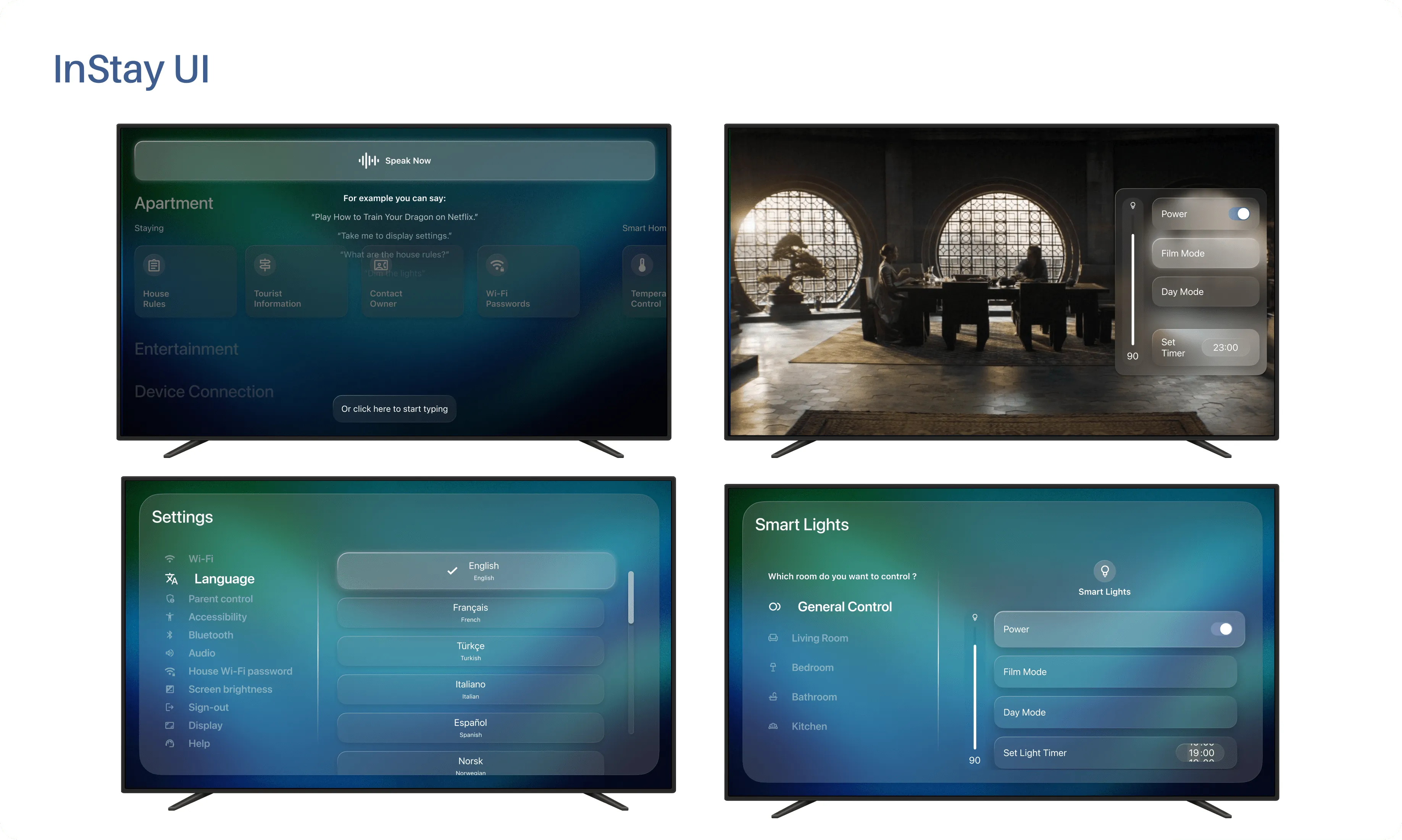 InStay Smart TV UI interface 2